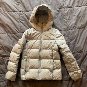 Uniqlo ultra light down jacket with hood medium